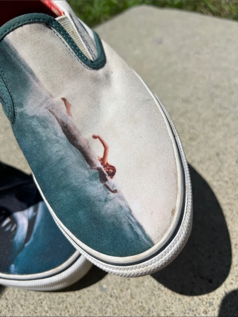 Sperry Topsider Jaws Graphic Slip-On Boat Shoe Sneakers Men’s Size 9M